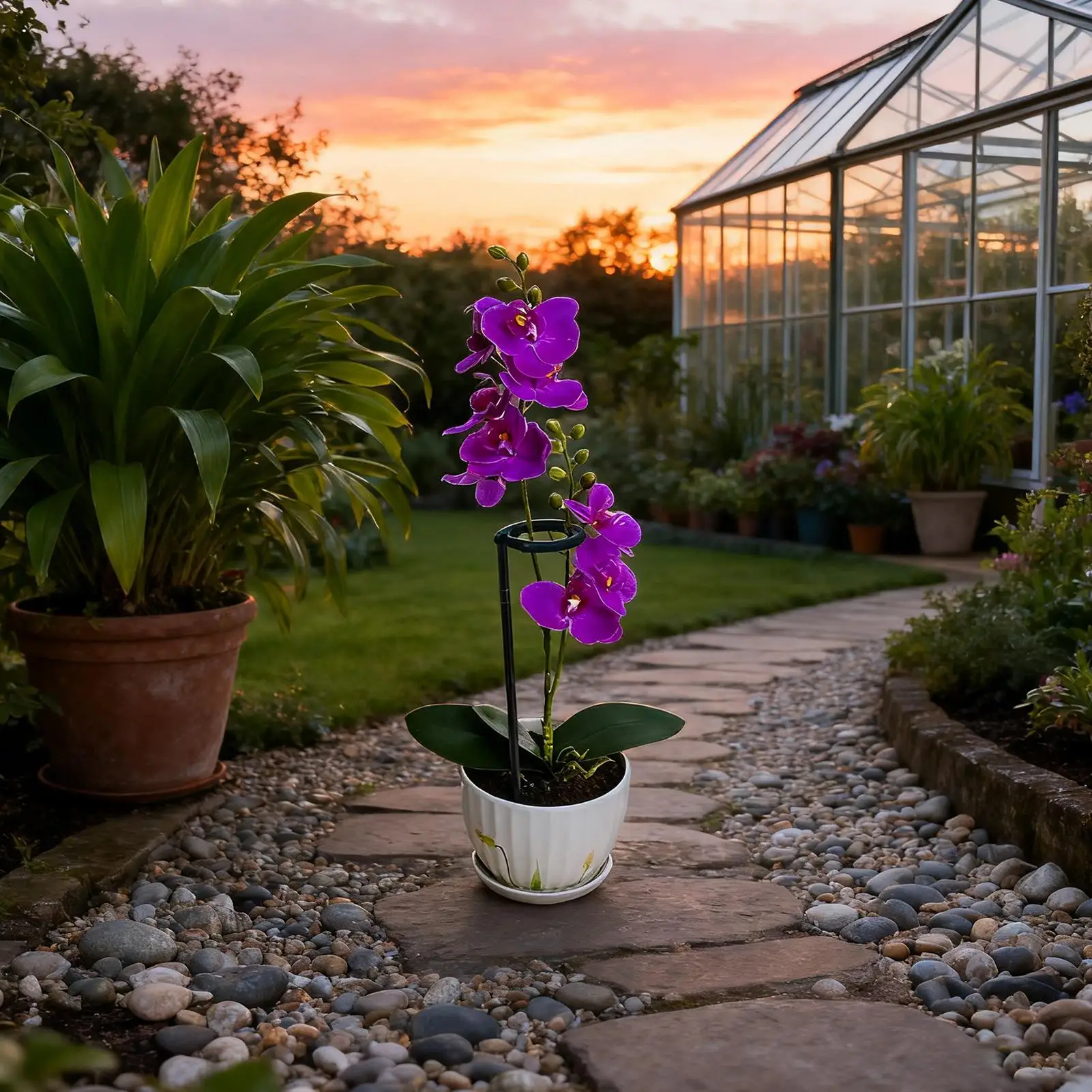 

Plant Support Stakes Extendable Plant Support Stakes 10 Pieces Flowers Climbing Stem Holder Pole With Clip For Gardening