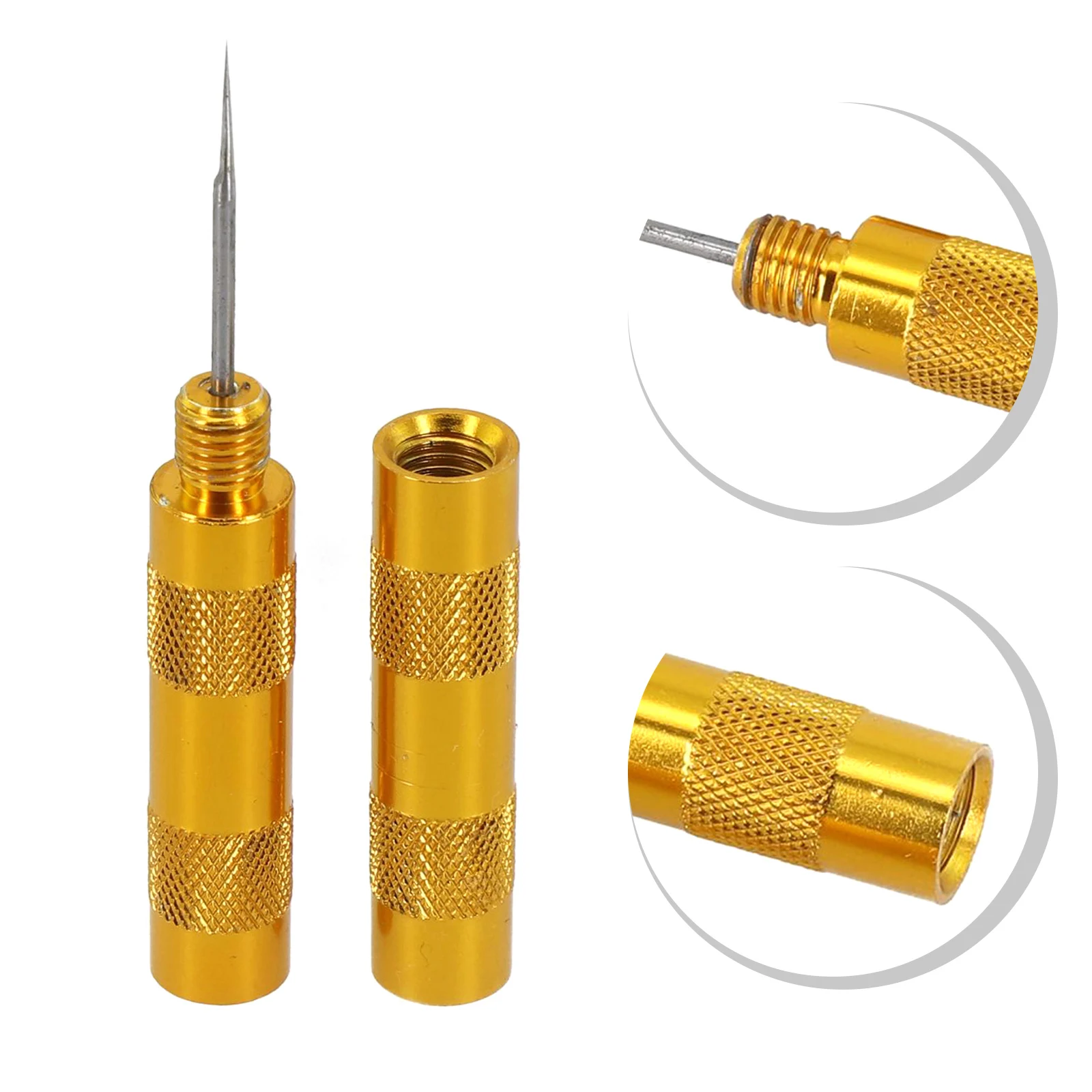 Cleanup Tool Nozzle Cleaner Adjustment Compact Easy To Carry Gold Color Metal Unblocking Nozzles Washer Cleaning