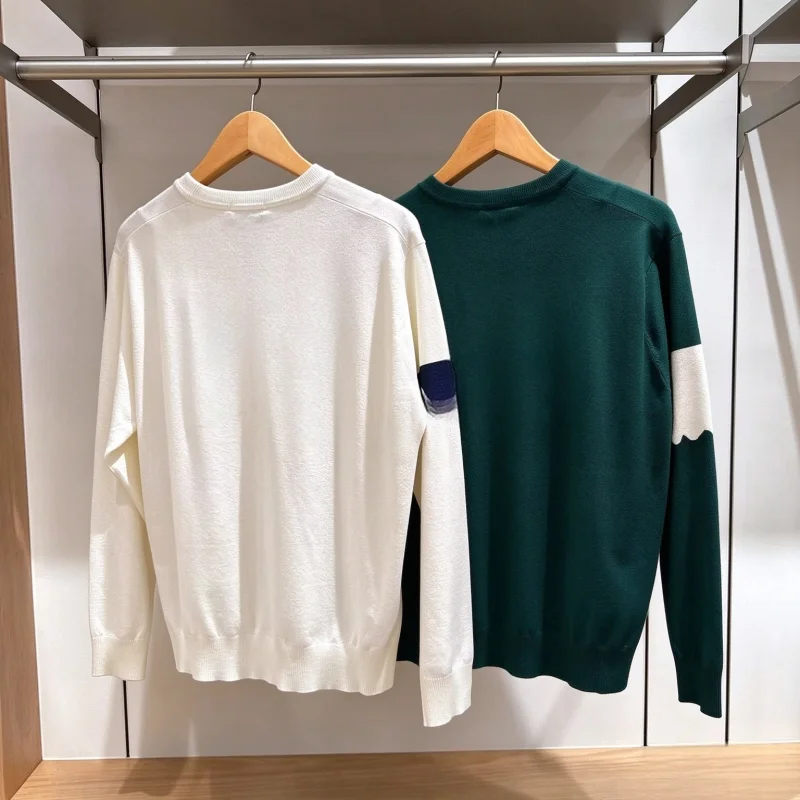 Clearance Sale-New Women Golf Knit Top Round Neck Long Sleeve Casual Sport Sweater Versatile Ladies Golf Pullover