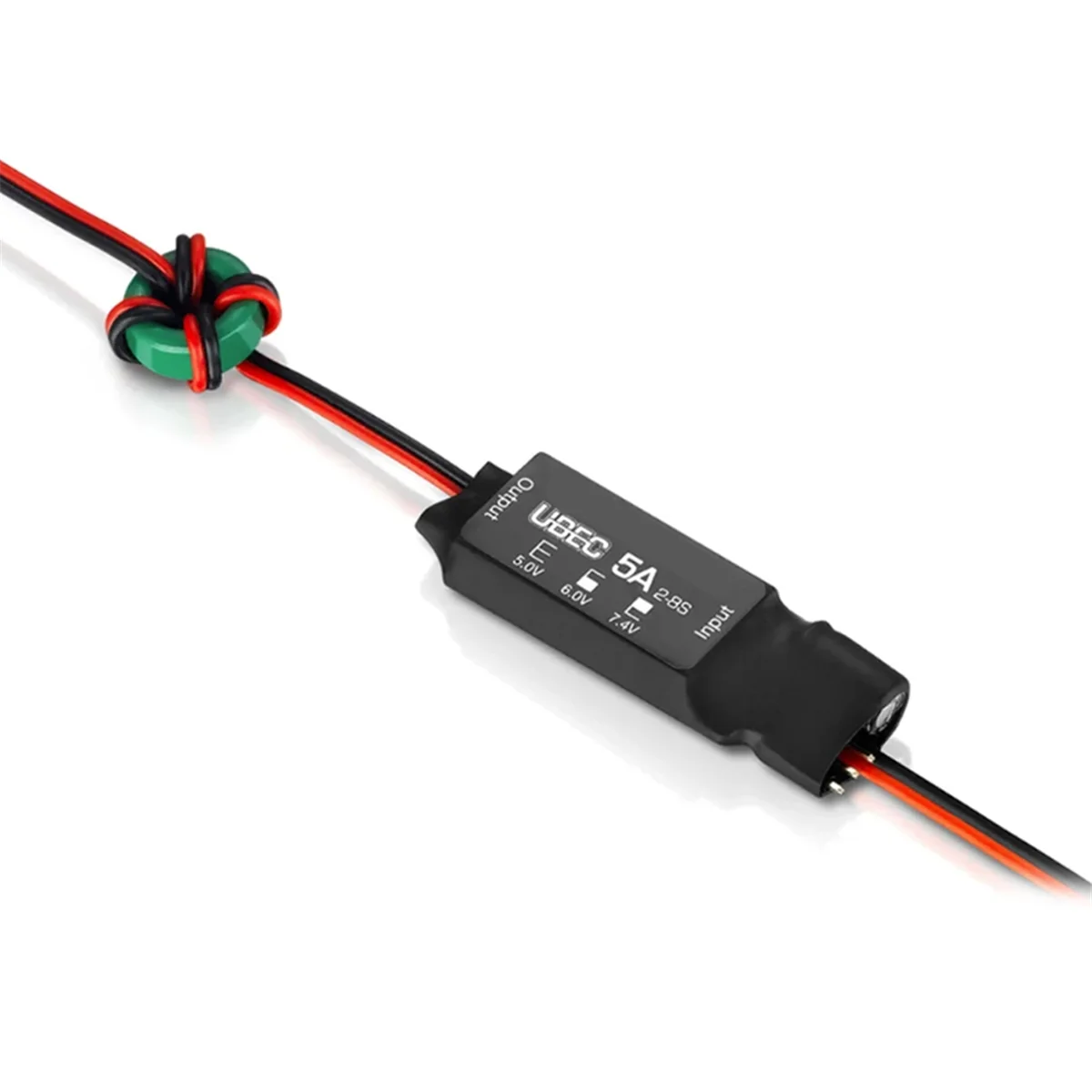 

Модуль регулятора высокого напряжения UBEC 5A V2 2-8S 5 В 6 В 7,4 В 5A Регулируемый BEC для гусеничного автомобиля_A83M