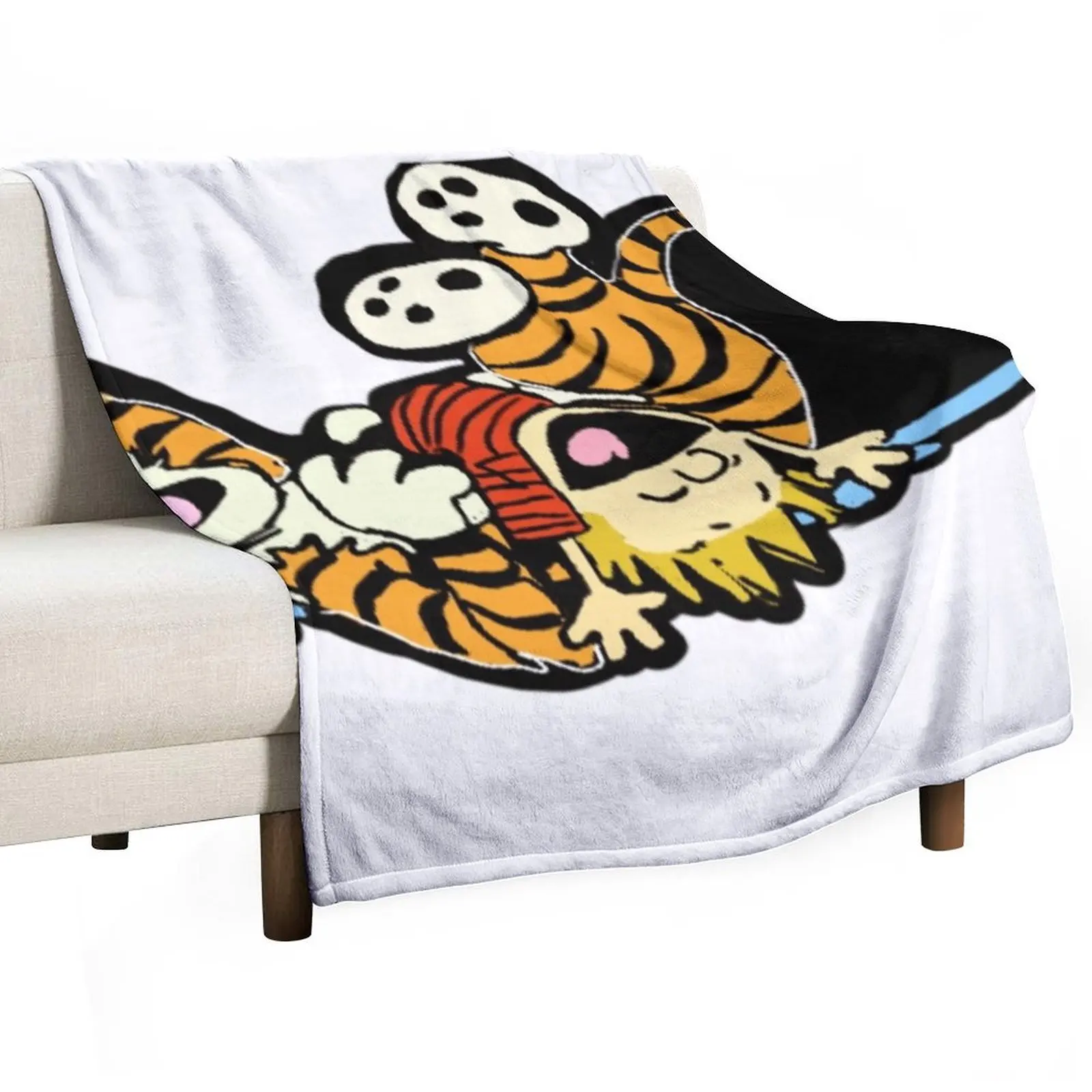 

Calvin and hobbs Throw Blanket Beach Plush blankets ands Beautifuls Blankets