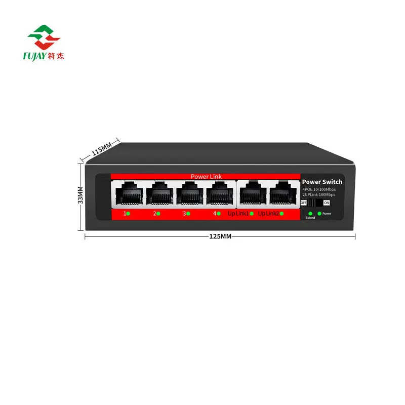 2023 hot sale switch Min 4 Port Non Managed Poe Smart Switch