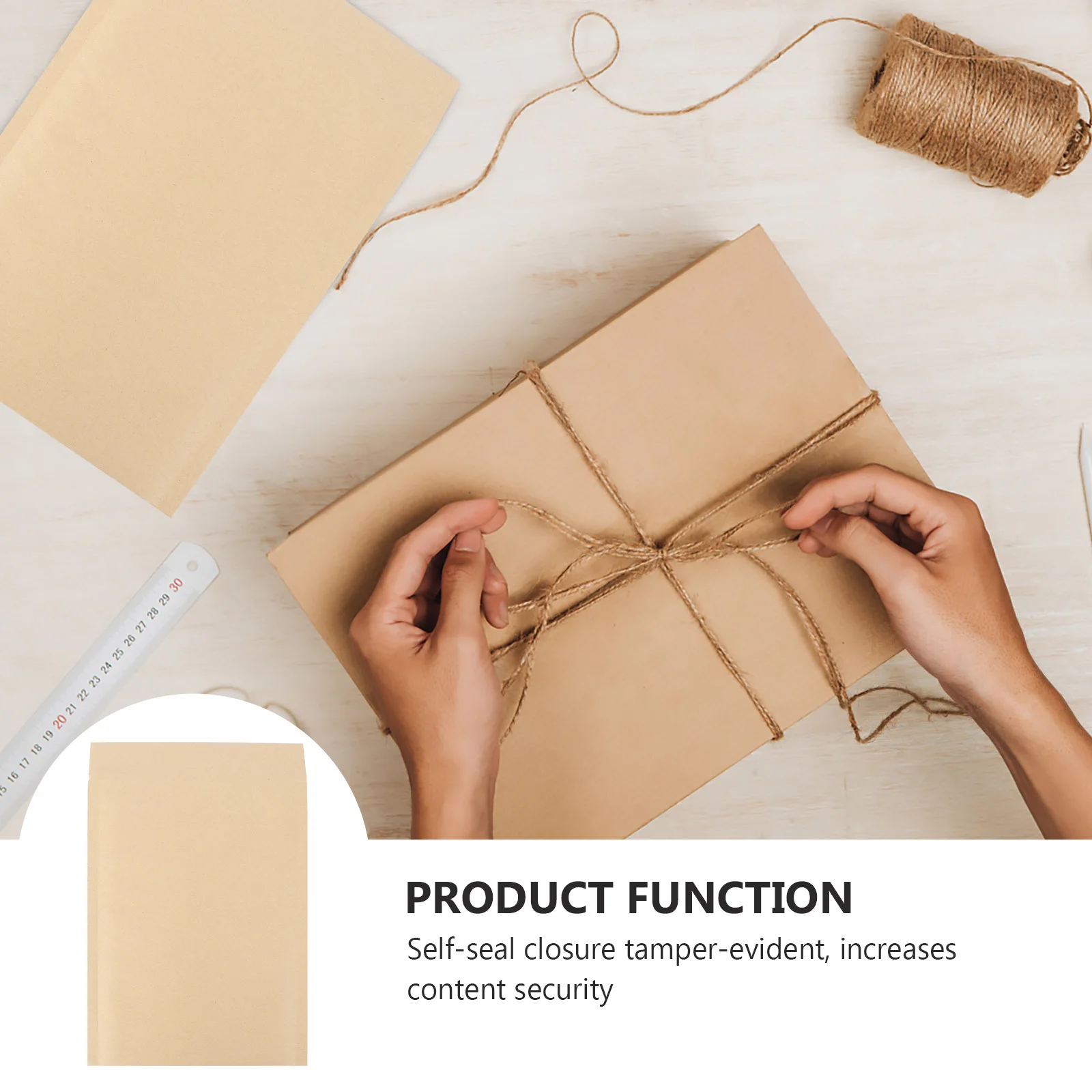 كرافت فقاعة بريدية حواف شديدة التحمل بدون كراك تصميم فائق الجودة حقيبة مغلف فقاعية لآمنة البريد كرافت