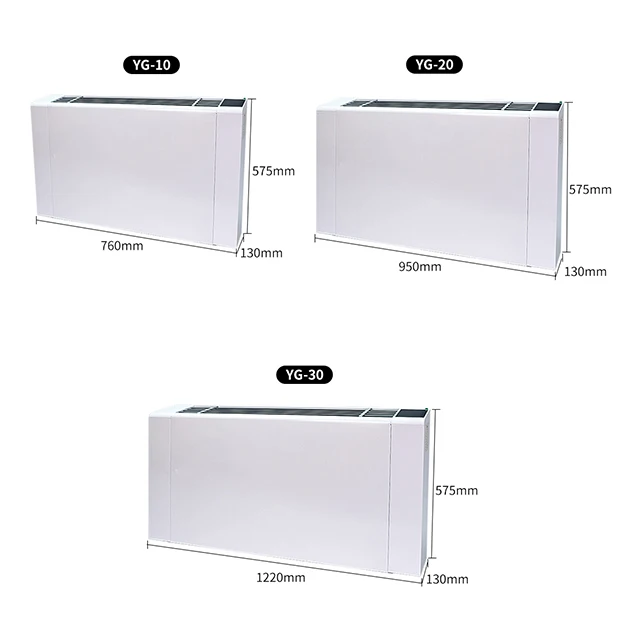 China Wifi Thermostat Fancoil Chilled Water System Vertical Slim Hydronic Wall Fcu Fan Coil Unit Price for Heating and Cooling