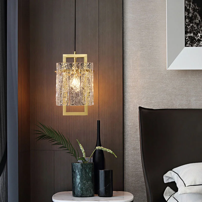 Bedroom bedside chandelier Light luxury and minimalist living room, dining room, bar counter, dressing room, small pendant light