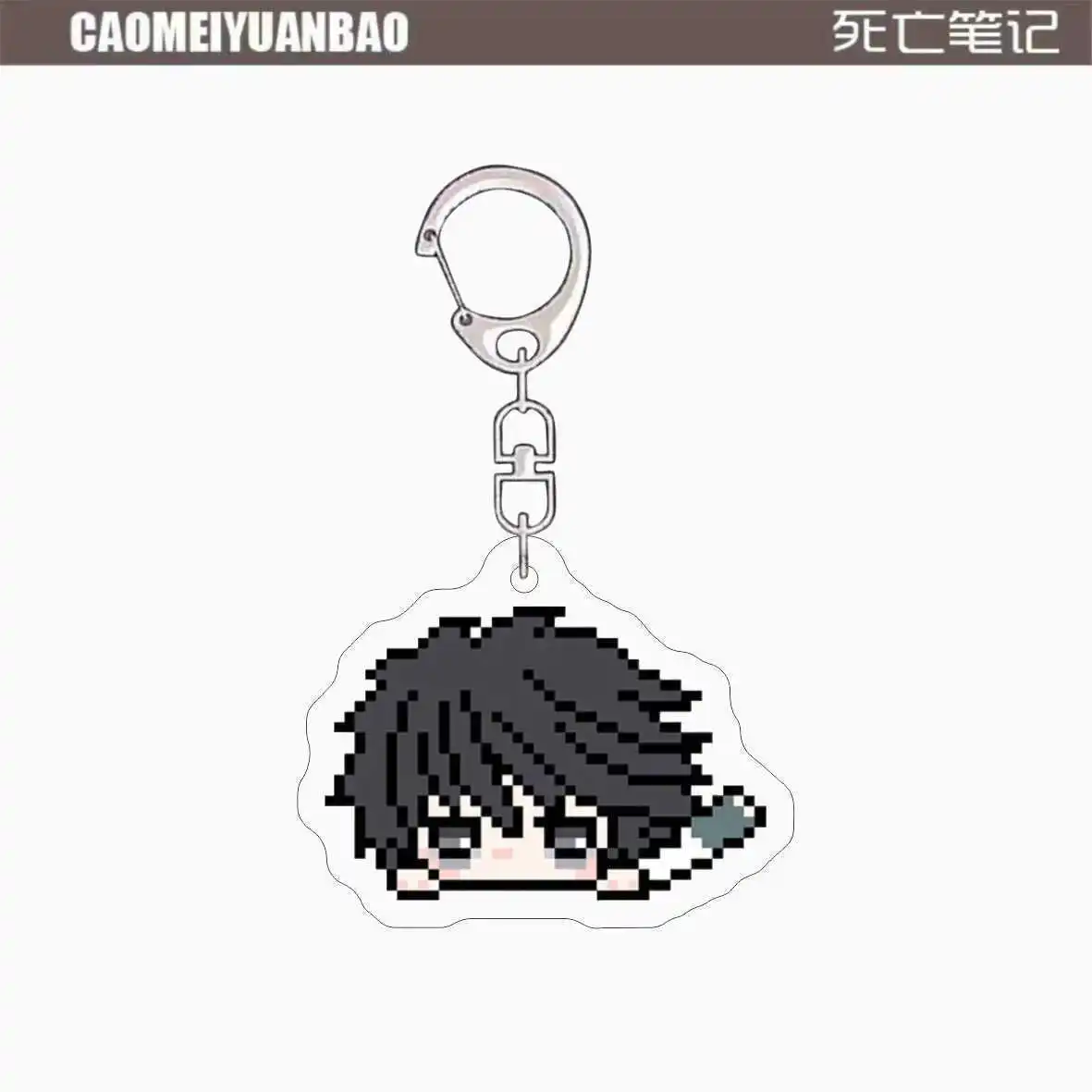 Death Note Acrylic Keychain Light Yagami L Lawliet Misa Amane Ryuk Skate Bag Desk Decor Ornament Friendship Keepsake Trinket