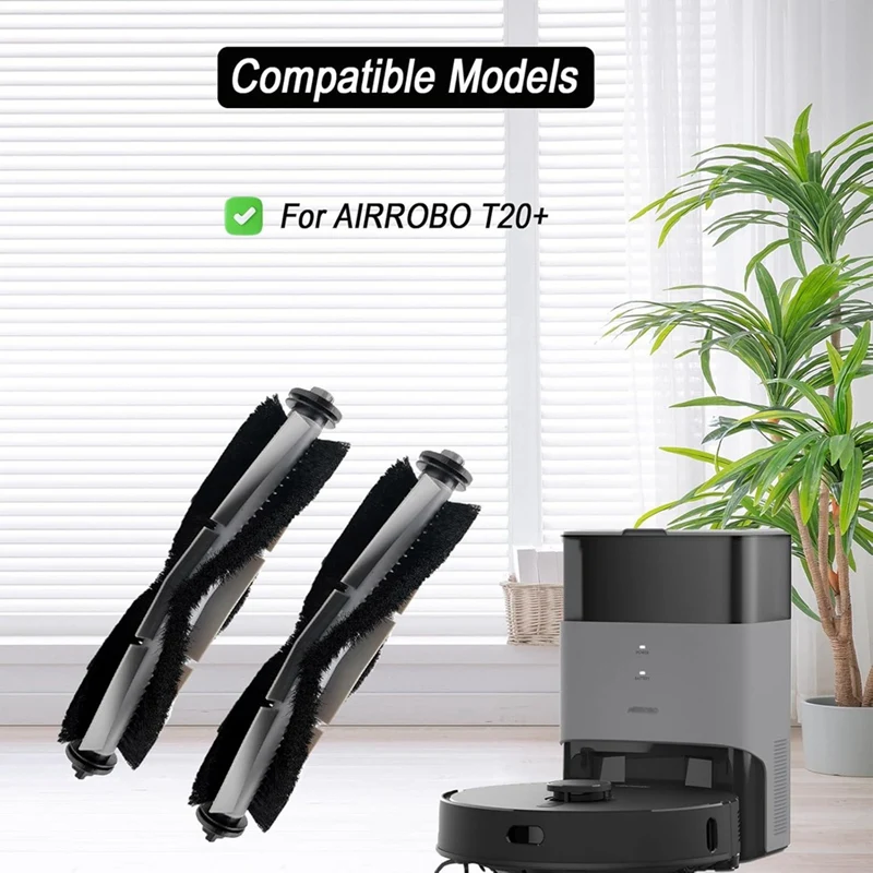 로봇 진공 청소기용 메인 롤러 브러시, 교체 부품, AIRROBO T20 + 용 액세서리