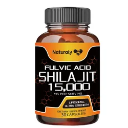 Natural Pure Shilajit Resin Fulvic Acid Test – Immune System Support, Memory and Brain Function, Powerful Antioxidant