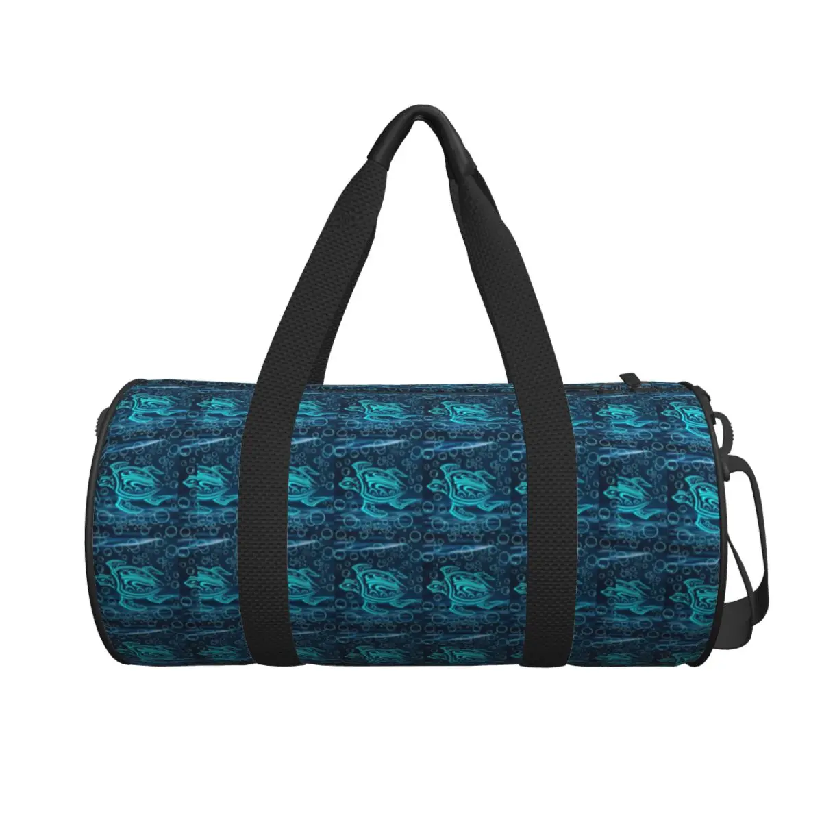 

Sea Turtle Travel Bag Ocean Tribal Hawaiian Yoga Sports Bags Large Capacity Retro Gym Bag Couple Design Waterproof Fitness Bag