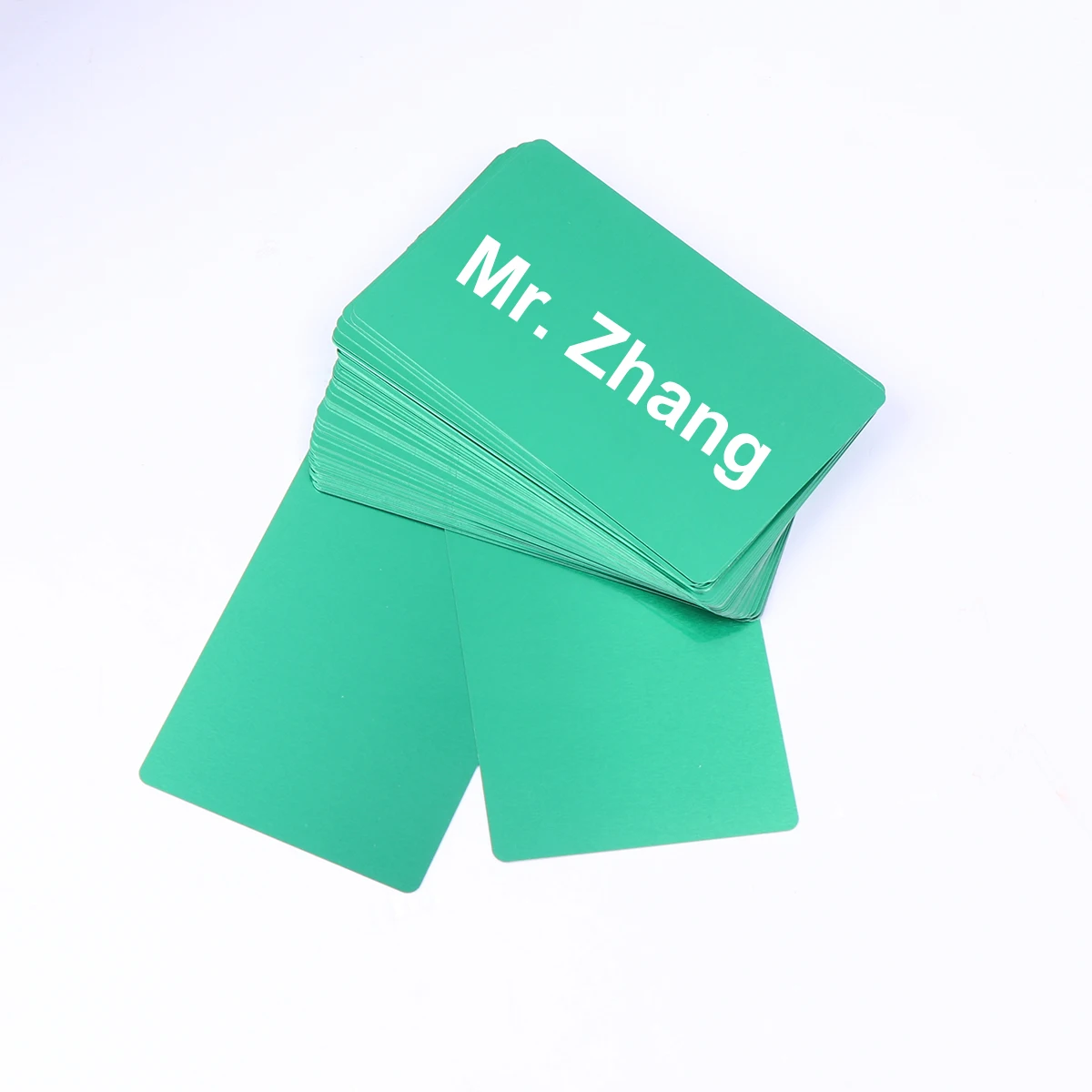 

50 Pcs Marking Business Cards Blank Credit DIY Color Name Wedding Engraver