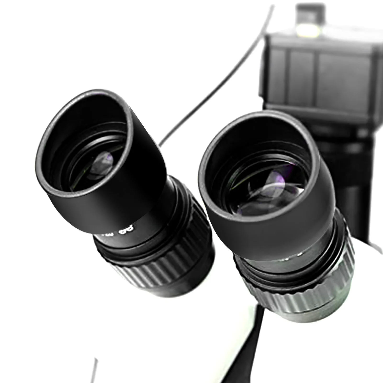 2 pcs Rubber Eyepiece Cover Microscope Eye Shield Protective Caps For Stereo Microscope Telescope Lenses Eyepiece Guards