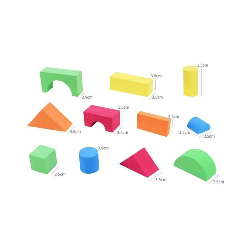 Klocki piankowe EVA dla dzieci, oprogramowanie do montażu, klocki z gąbki, miękkie, bezpieczne, kolorowe zabawki edukacyjne