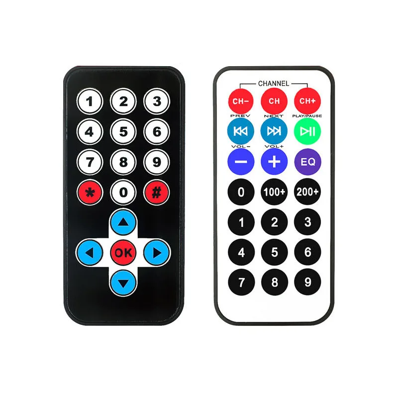 1/2~200/300Pcs Infrared Remote Controller MP3 Remote Controller MCU 51 Remote Controller Without Battery