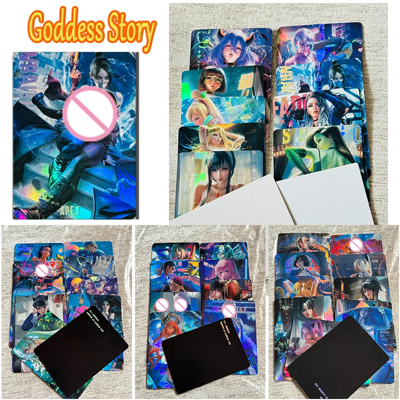 

Goddess Story Black Magician Girl albedo Ganyu Nilou Jabami Yumeko DIY homemade ACG card set boy Toy collection Birthday gift