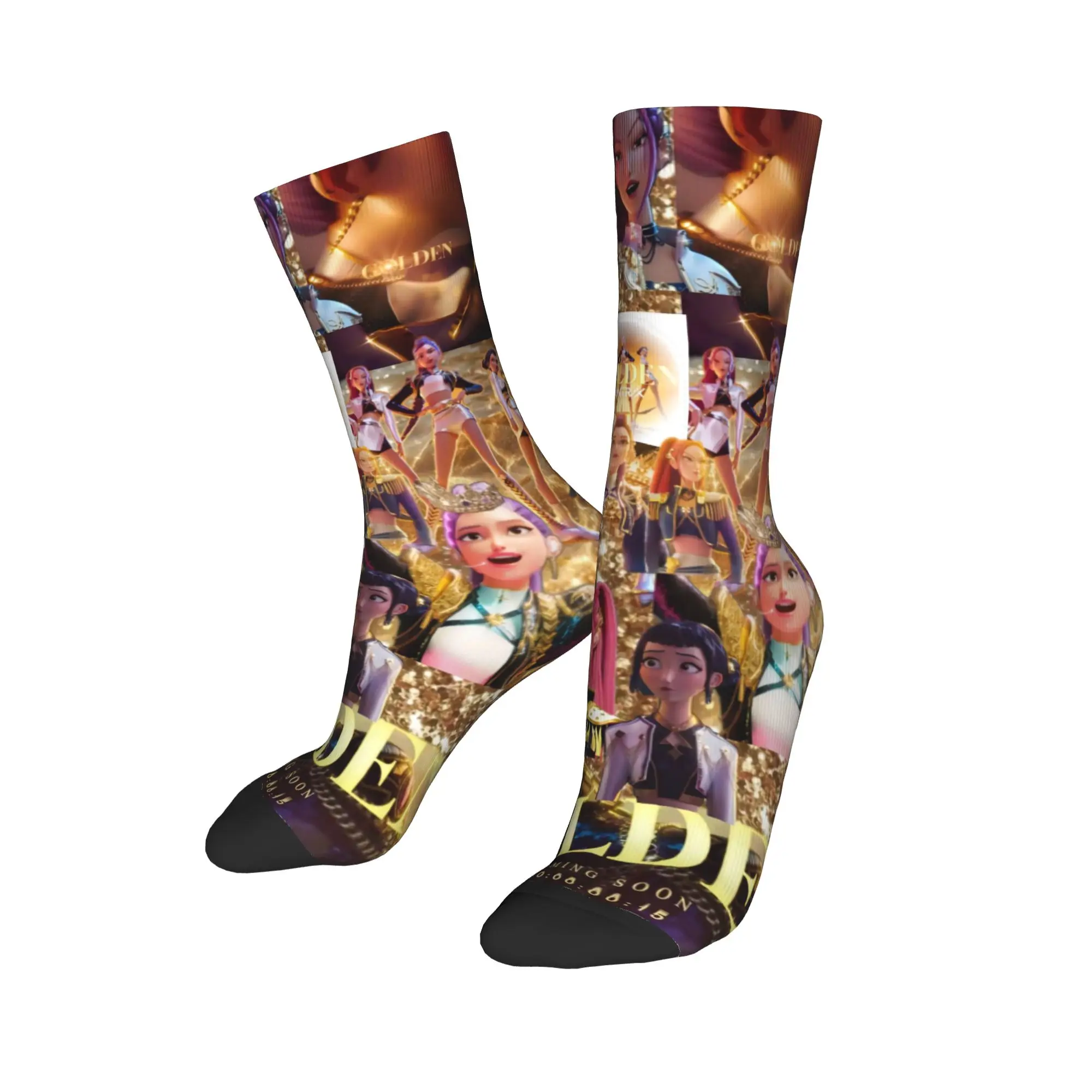 Kpop inspired Huntrix Girls Stockings Unisex Men  Socks Warm Soft Modern Socks Autumn Running Sports Anti Slip Design Socks Gift