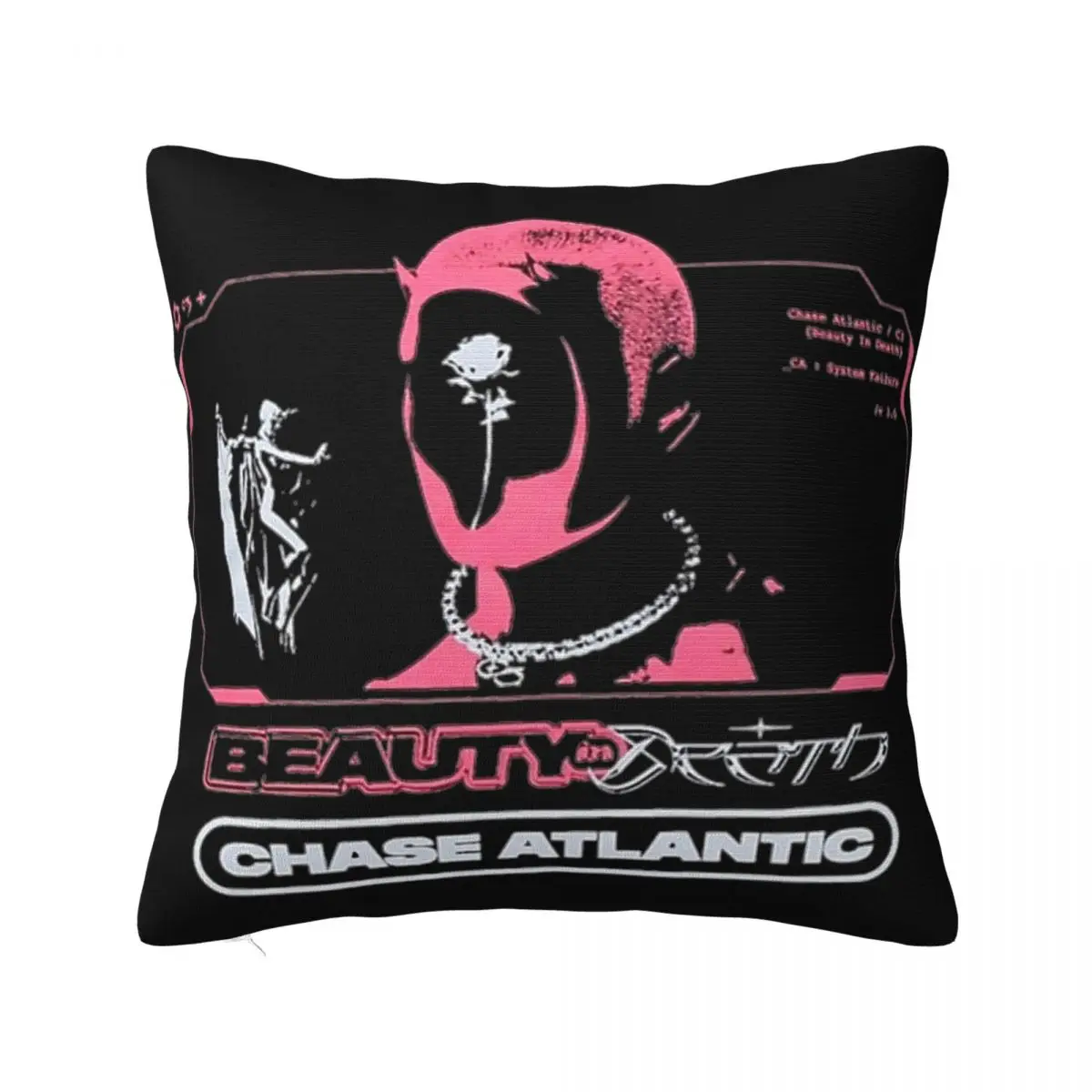 Chase Atlantic R&B Band Pillowcases Merch Soft Cushion Cover Decorative Beauty in Death Pillow Case Cover Home Multi Size