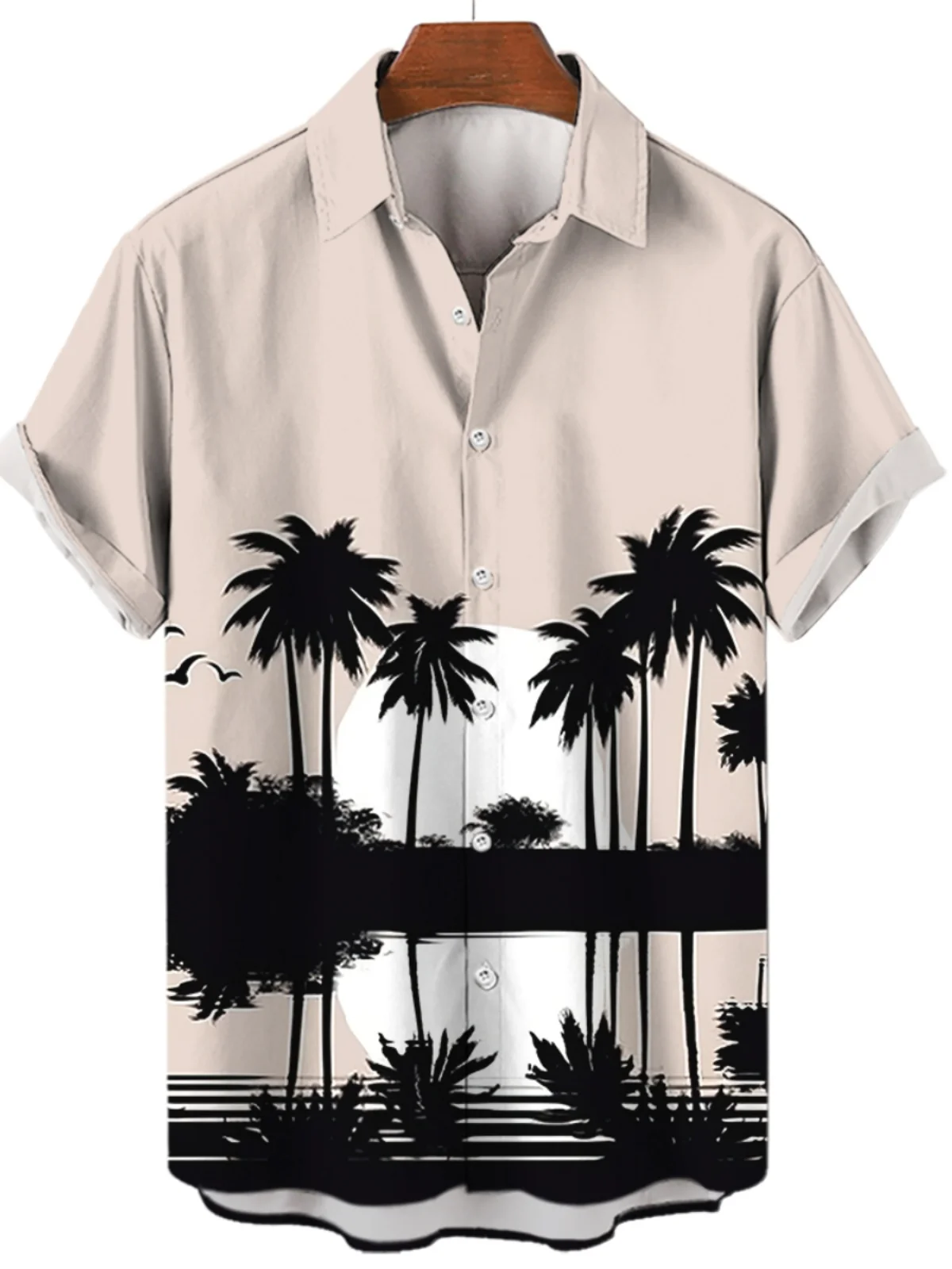 

Пляжный повседневный ort Sve irt, мужской откидной воротник с лацканами, летняя мода, облегающий крой, молодежный, обычный, тонкий, другой материал