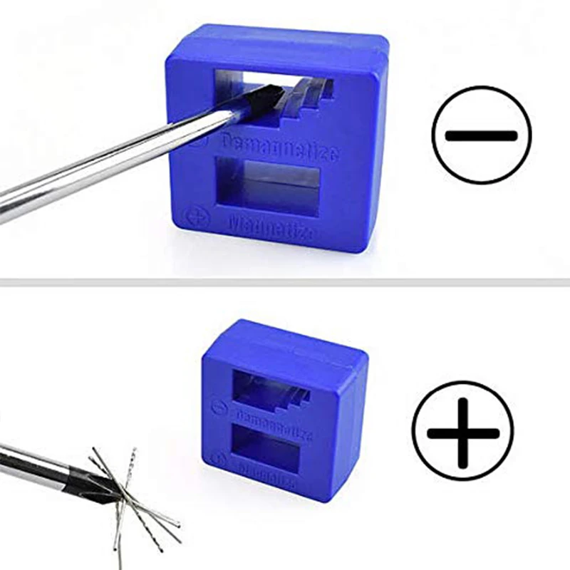 2 In 1 Precision Magnetizer  Demagnetizer Use for Small and Big Screws Screwdrivers Drill Bits Drivers Wrenches Tweezers Sockets