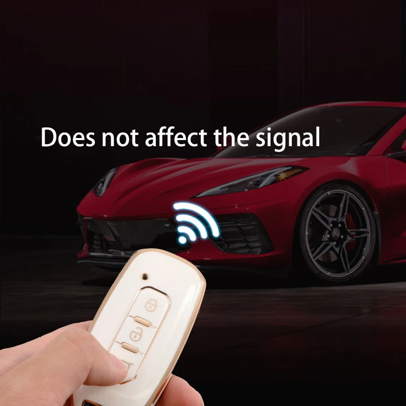 TPU Car Smart Remote Key Cover Case For Ford Territory EV TPU Bag Shell Holder Protector Key Chain Accessories