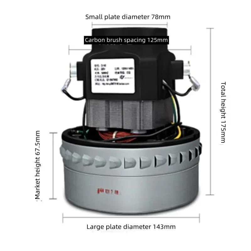 

Portable 220v Industrial Vacuum Cleaner Suction Machine Accessories Motor Motor
