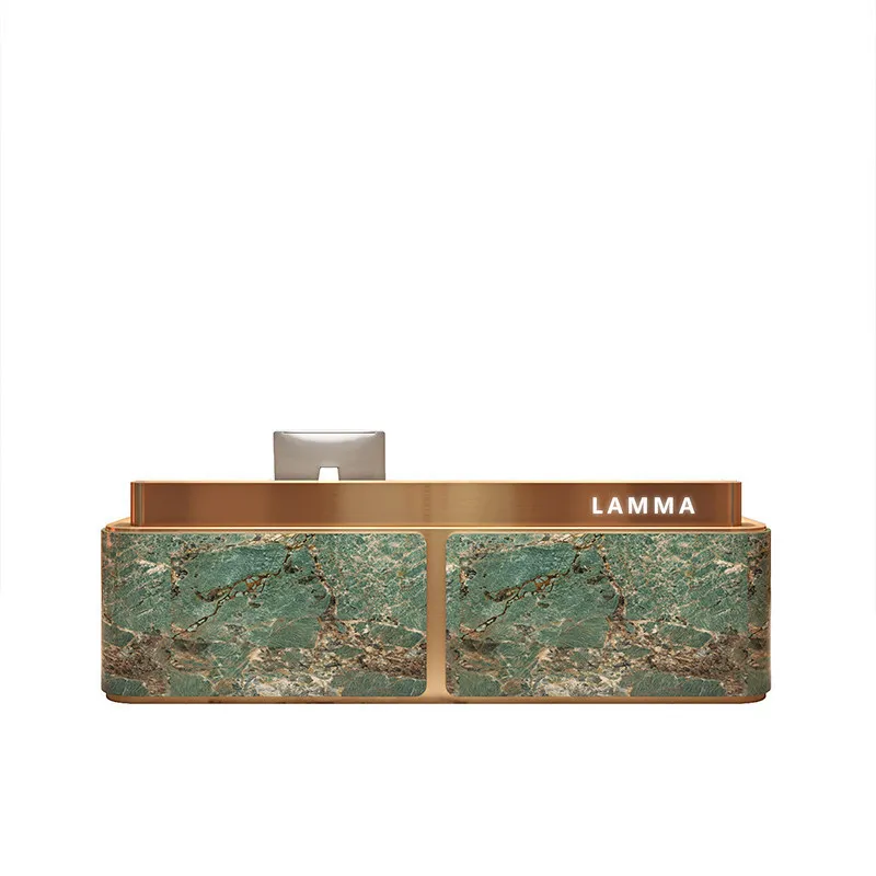 LLMM Modern Simple Beauty Salon Yoga Club Marble Slate Reception Desk