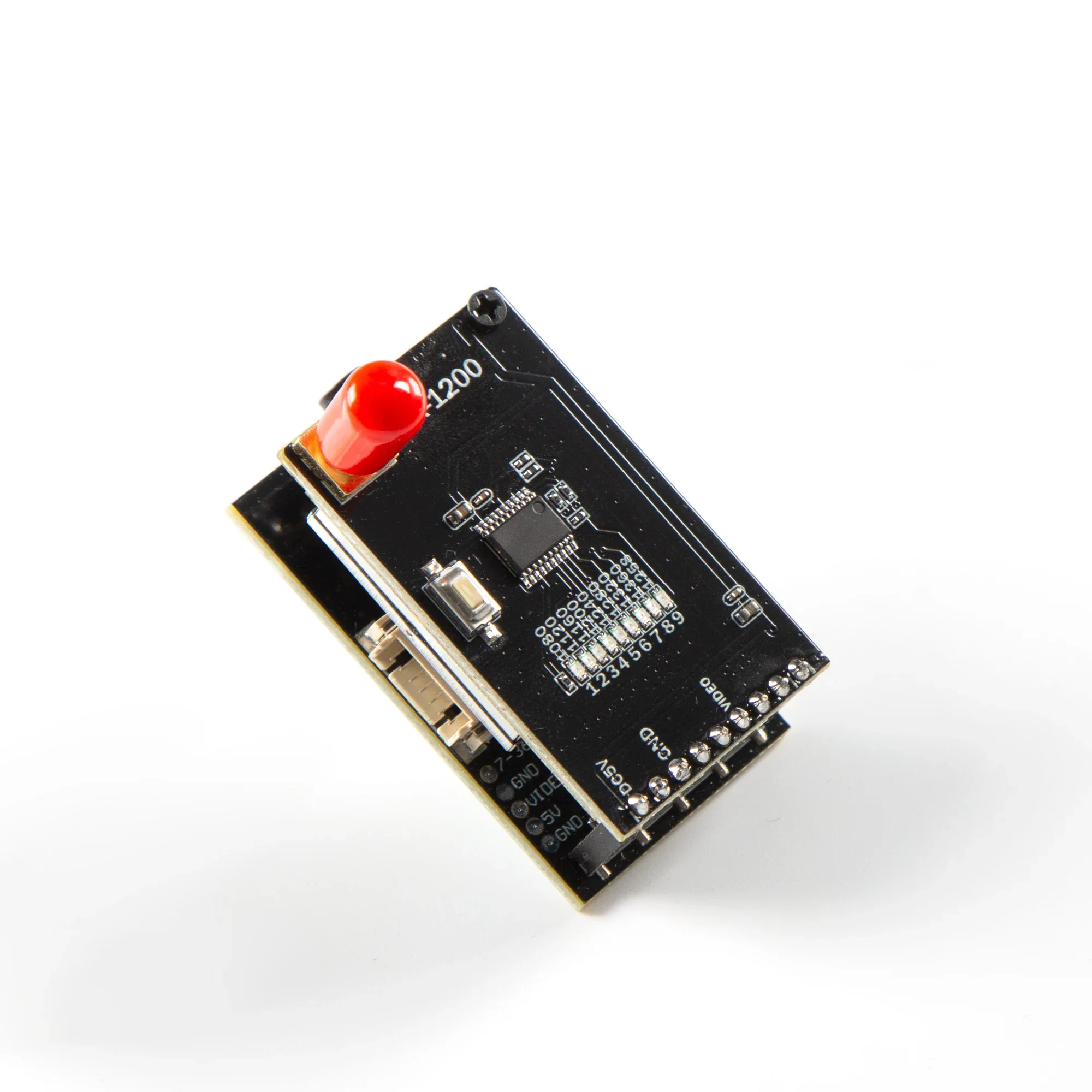 FPV Video Receiver 1.2/1.3 GHz VRX Long Range FPV VRX With AV Out 9CH Video Receiver for RC Drone Goggles Monitor