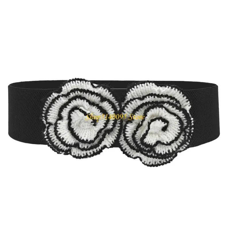 

DXAE Breathable Stretch Belt Flexible Waist Support Unisex Black Accessory