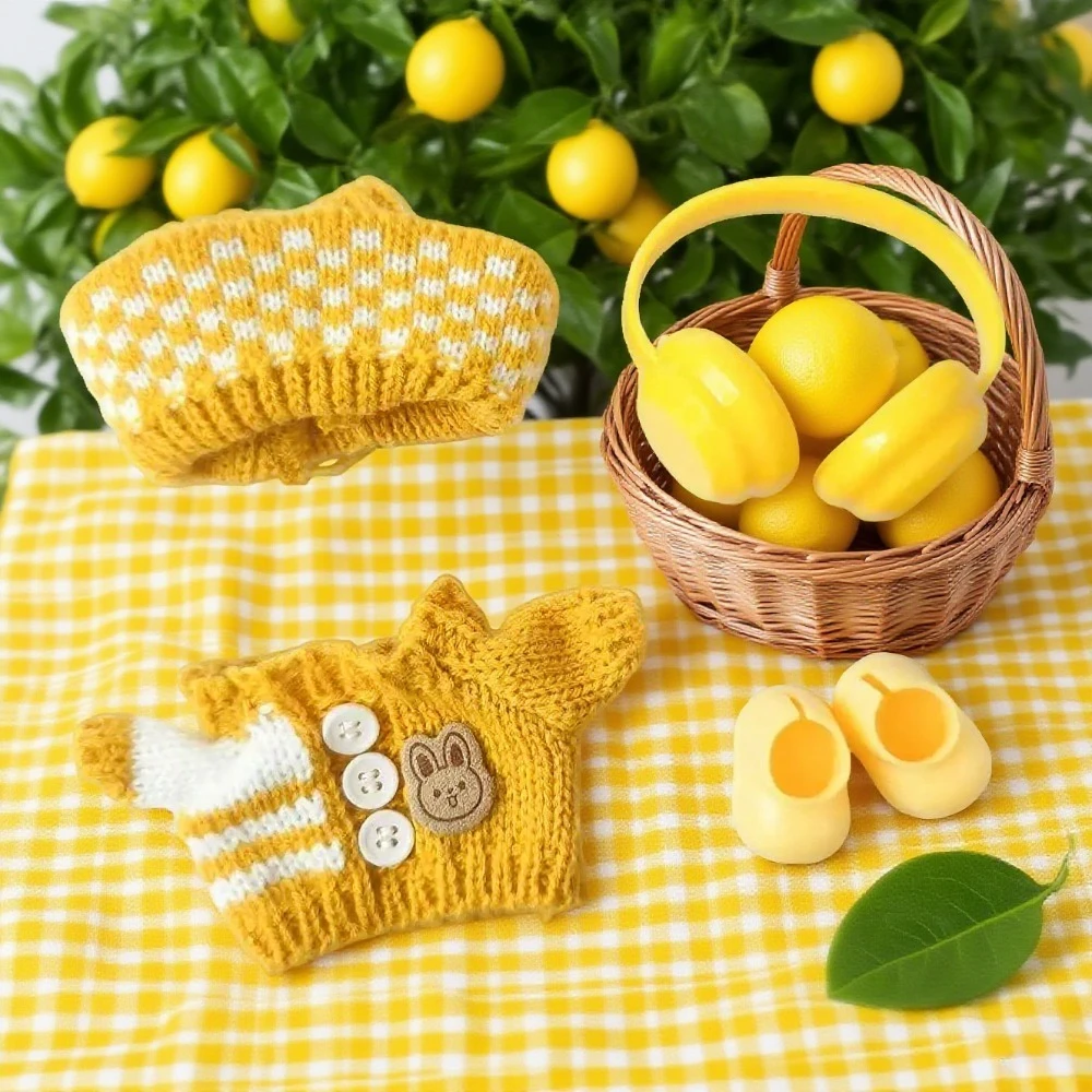 

17 см милая мини-плюшевая кукла, одежда, аксессуары для Кореи, Kpop Exo Labubu Idol, куклы, свитер, одежда, сделай сам, подарок для девочек