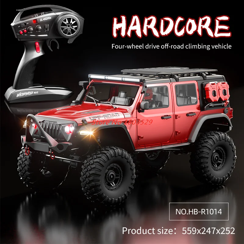 Professional 56CM Large Off Road High Speed Remote Control Truck 2.4G 1:10 Full Proportional Rock Crawler Car Boy Adults RC Cars