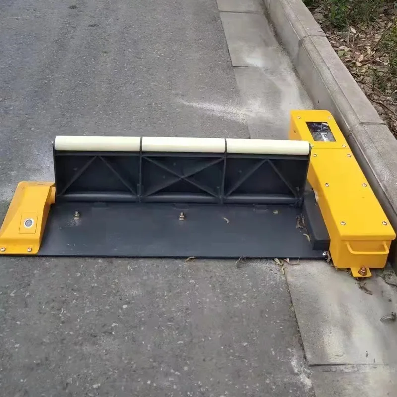 Solar parking fee flap type floor lock, wireless self-service parking lock