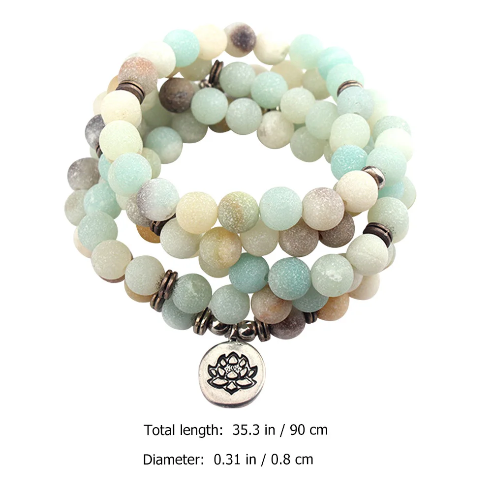 Lotus Bracelet Natural Stone Beads Adjustable Lightweight Fashion Jewelry For Women Couple Gift Decorative Accessory Beads