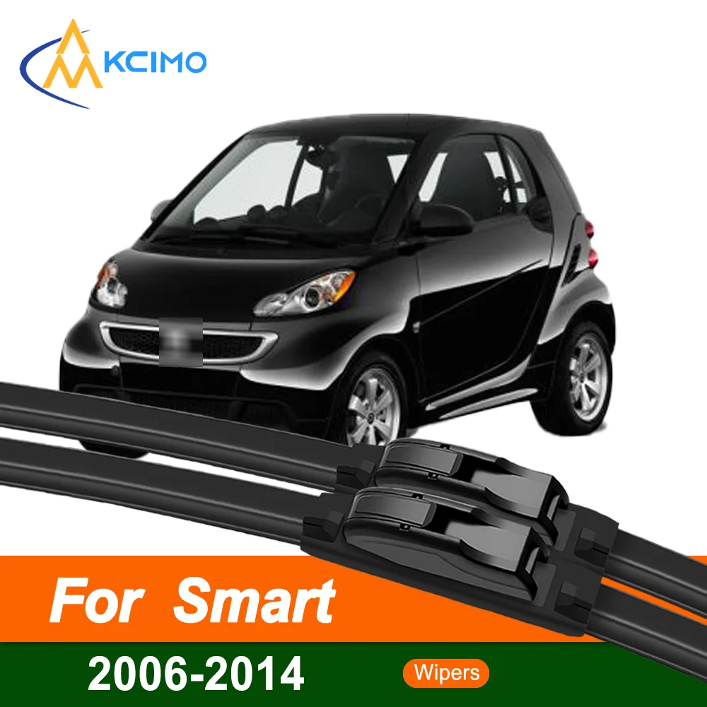 

2Pcs Wiper Front Wiper Blades For Smart Fortwo 451 series 2006-2014 Windshield Windscreen Front Window Accessories