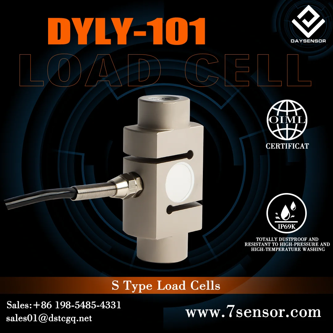 DYLY-101 S Type Load Cell 1000kg 200kg 5t 10t 20t High Precision Pressure Sensor for Weighing Scale