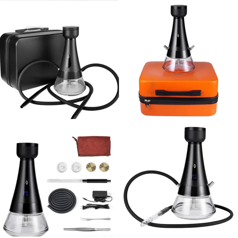 Electronic hookah Arabian rechargeable bar hookah accessories hookah paste factory approval modern simplicity