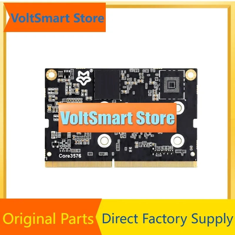 VoltSLuckfox Core3576 Module, Rockchip RK3576 Octa-Core 2.2GHz Processor, Big.LITTLE Architecture, 6 TOPS Computing Power NPU, O