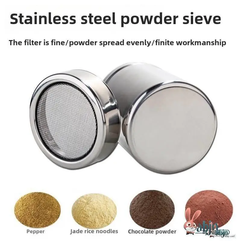 

Ultra-Fine 304 Stainl Steel a Sugar Poer Dispenser 60 Me Sieve Baking Seasoning Sprinkler Bottle Kitchen Tool