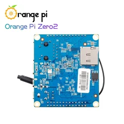 Orange Pi Zero 2 placa SBC con WiFi Bluetooth y funda negra