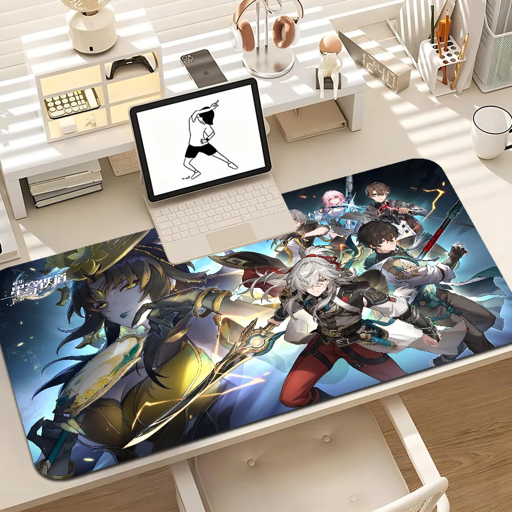 Honkai Star Rail Mousepad Boy Pad Natural Rubber Gaming Mousepad Desk Mat Size For Gameing World Of Tanks CS GO Zelda