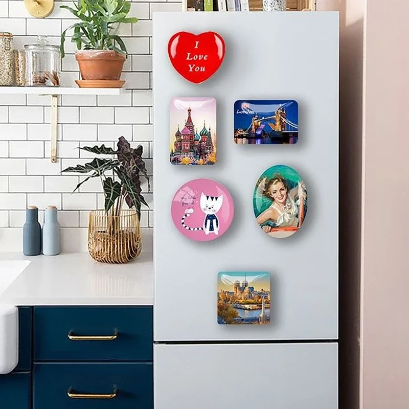 50x50mm Square Manual Fridge Magnet Badge Press Machine Rotating Refrigerator Pin Maker for Business Gifts Home Office