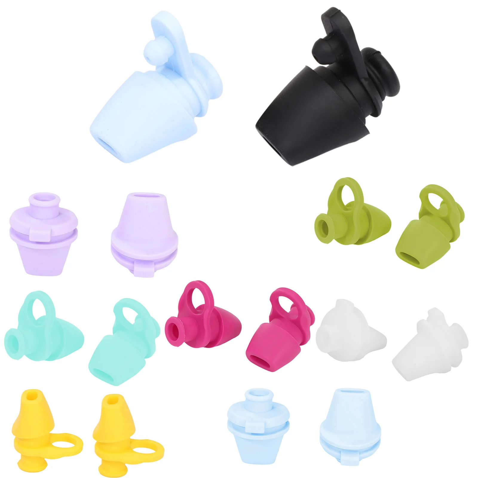 2p Silicone Water Bottle Bite Valve Spout Replacement for Ello Spout 22oz/32oz Water Bottle Lid Drink Mouthpiece Replacement Cap