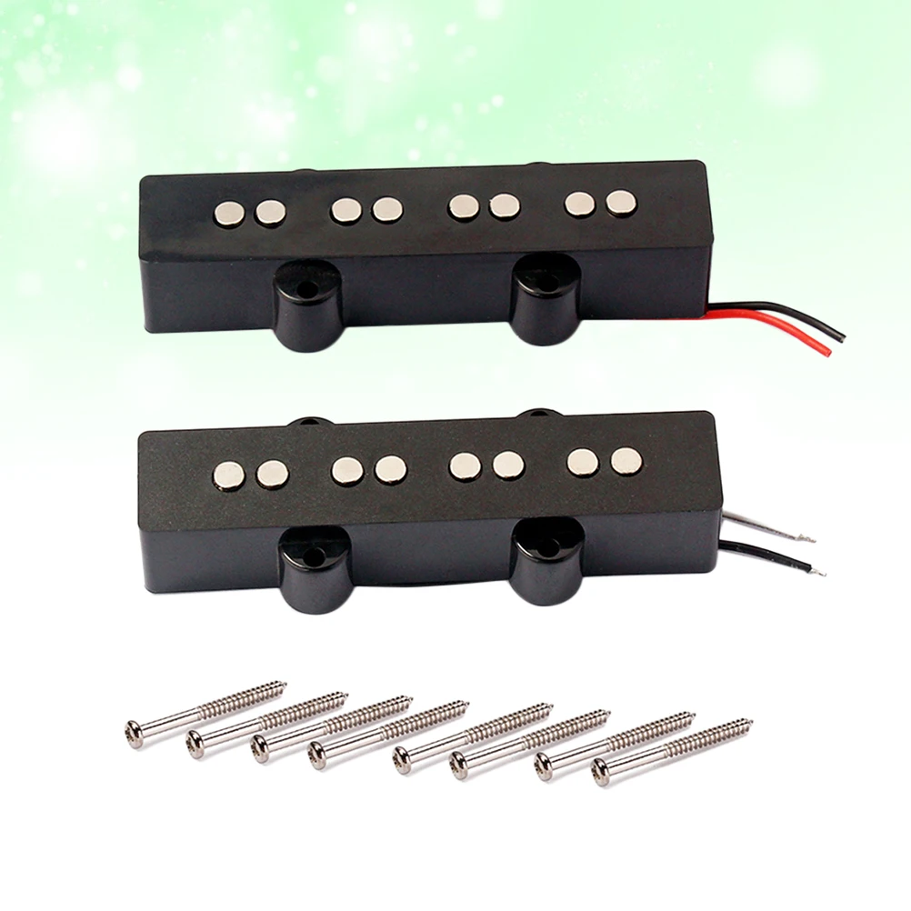 

4 String Bass Guitar Parts and Accessories Open Style Pickup JB Standard Size Pickups Bridge Neck