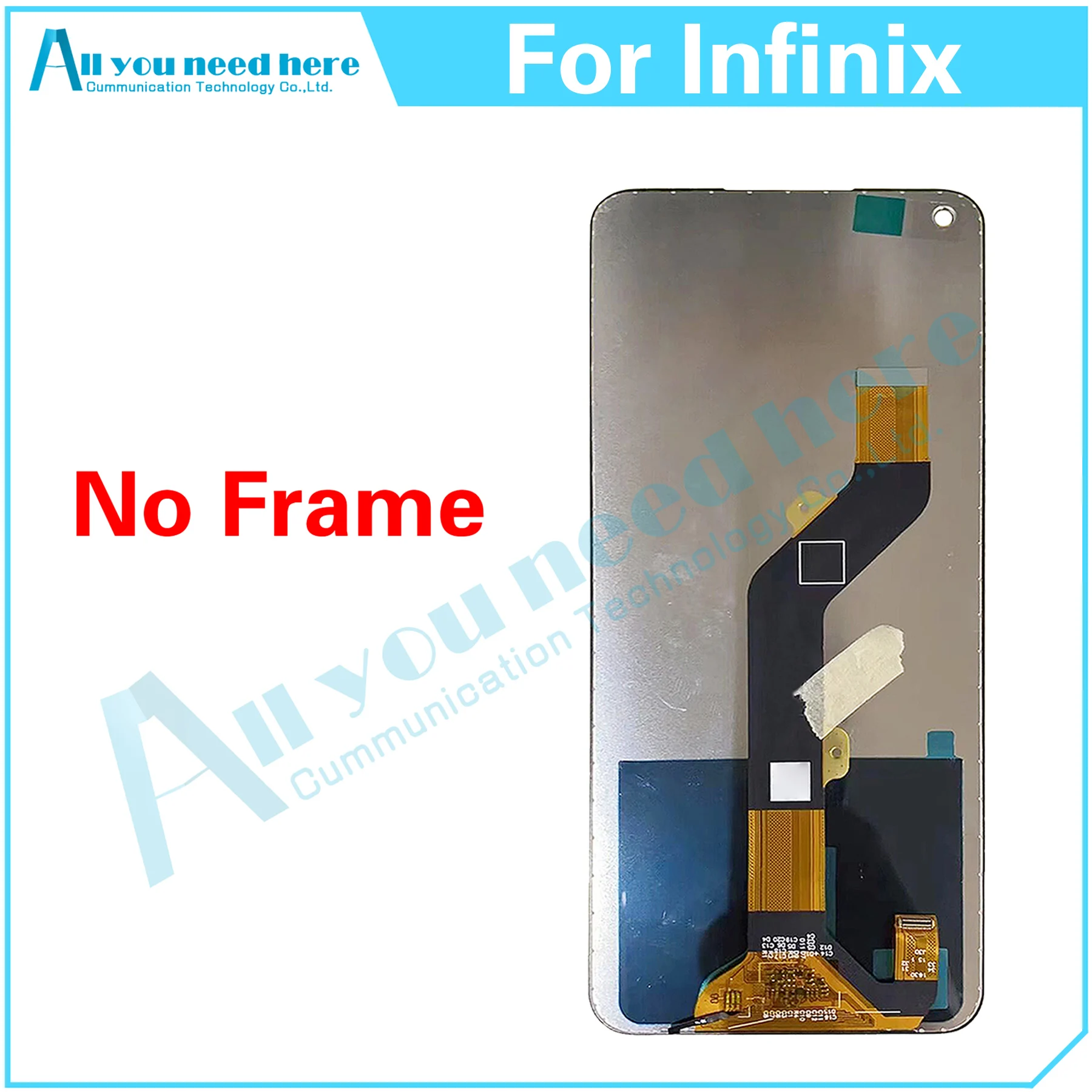 100% Test For Infinix Hot 10 X682 X682B X682C Hot10 LCD Display Touch Screen Digitizer Assembly Repair Parts Replacement