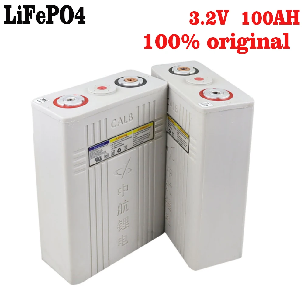 

100% original 4PCS Grade A CALB 3.2v 100Ah LiFePO4 Cell Battery for Solar Home Energy Storage Equipment RV Electric Vehicles