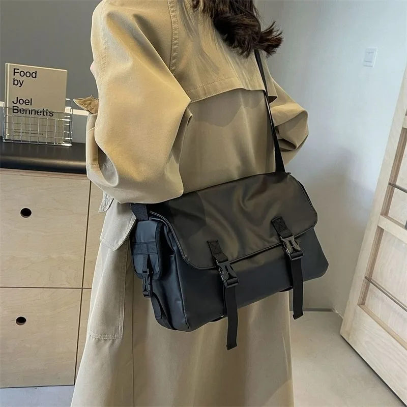 New Style Minority Workwear Postman Crossbody Bag  Fashion Brand Fallow All-match Unisex Fashion Shoulder Bag