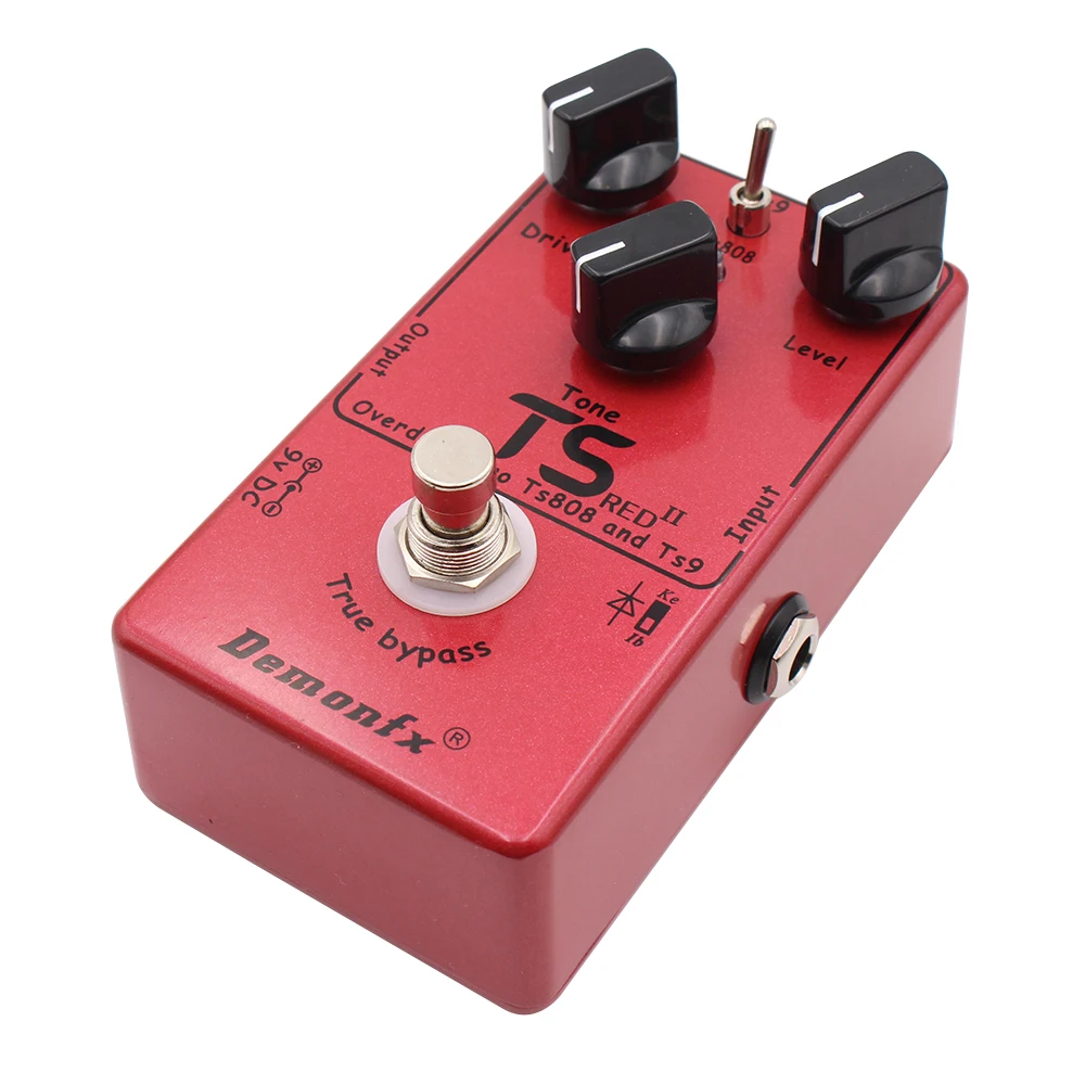 Verbeterde Versie Demonfx Hoge Kwaliteit Ts9 En Ts808 V2.0 Ts Red Ii V2.0 Overdrive /Chorus Gitaar Effect Pedaal