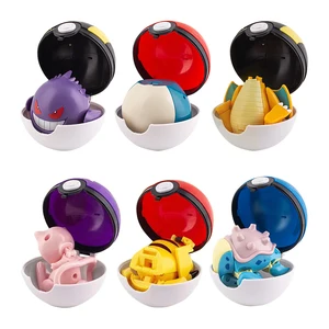 Set Kotak Pokemon Pokeball Mainan Saku Monster Pikachu ASH-Greninja Lucario Eevee Hadiah Mainan Model Figur Aksi Anime 12 pokemon xbox dengan penjualan terbaik - №
