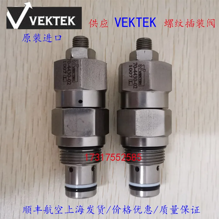 Sales VECTEC Thread Cartridge Valve Sequence Valve 70-4430-02 Professional Cartridge Valve