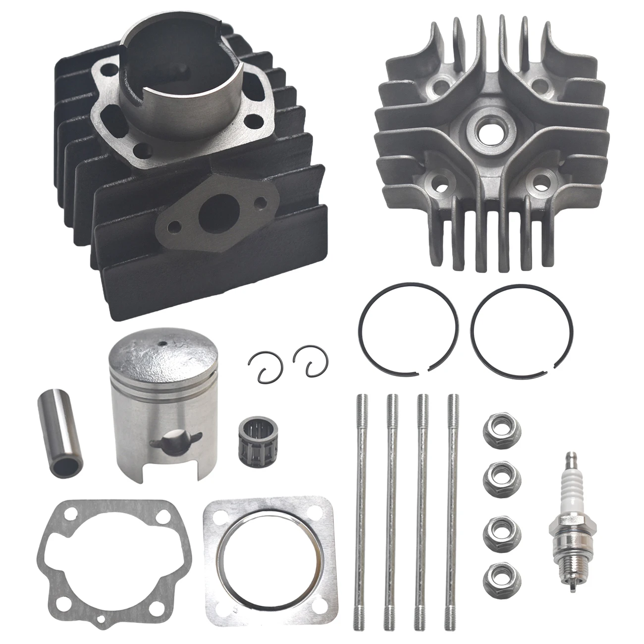 Cylinder Head Piston Top End Rebuild Kit For Suzuki LT 50 1983-1987