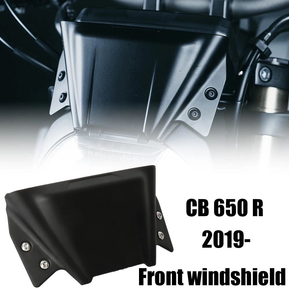 NewMotorcycle Accessories Windshield Windscreen For HONDA CB650R CB 650 R CB 650R 2019-2023  Screen Protector Black Kit