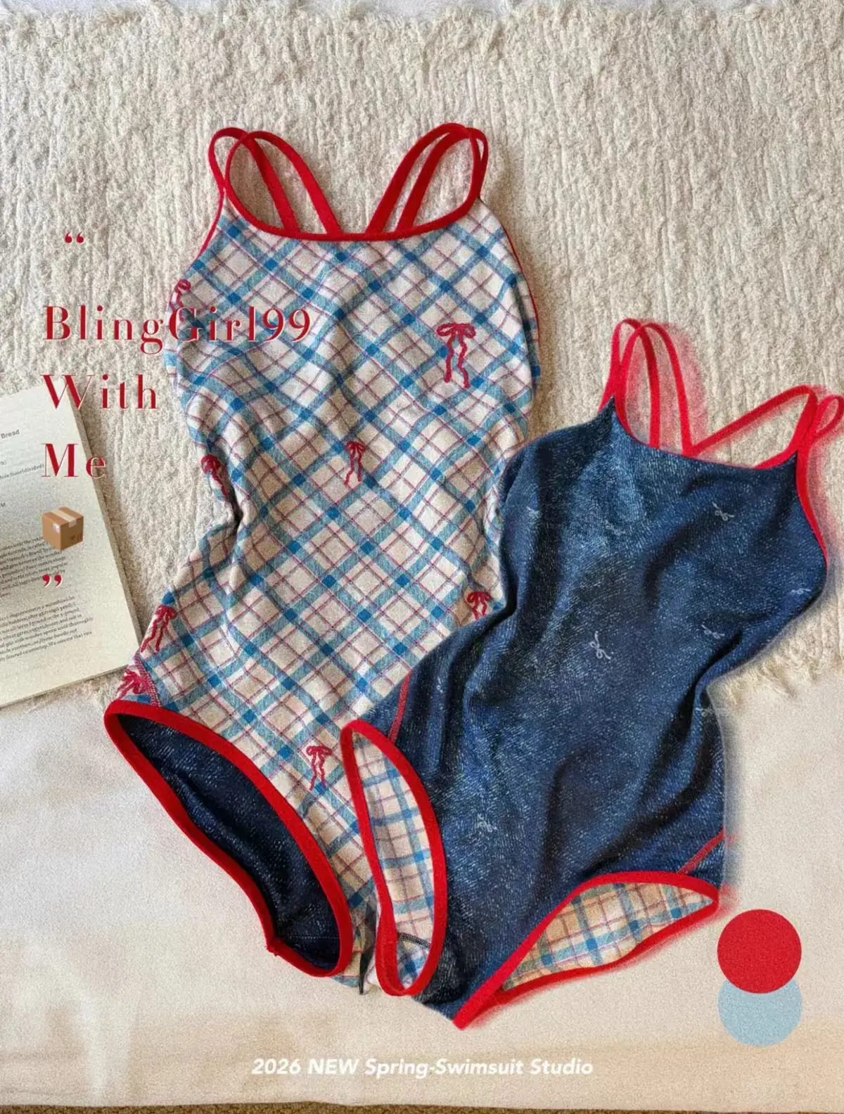 Women's One-Piece Swimsuit 2026 New Double-Sided Wear Professional Racing No-Pad Swimming Gymnasia Exclusive Adult Swimwear
